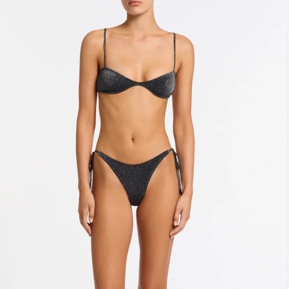 Triangl Swimwear Black Glitter Bikini (Este)